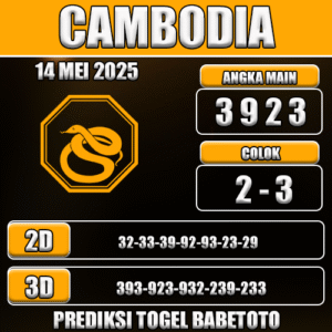 Prediksi Togel Cambodia 14 Mei 2025