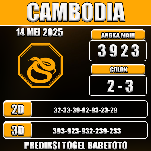 Prediksi Togel Cambodia 14 Mei 2025