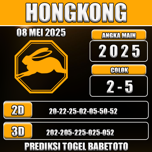 Prediksi Togel Hongkong 08 Mei 2025