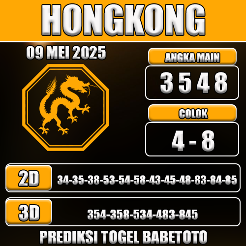 Prediksi Togel Hongkong 09 Mei 2025