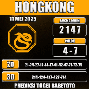 Prediksi Togel Hongkong 11 Mei 2025