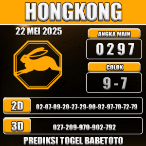 Prediksi Togel Hongkong 22 Mei 2025