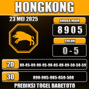 Prediksi Togel Hongkong 23 Mei 2025