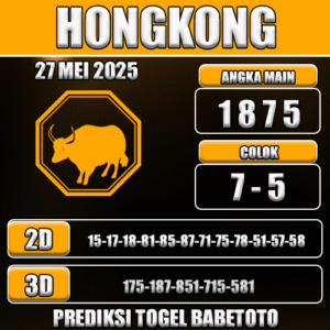 Prediksi Togel Hongkong 27 Mei 2025