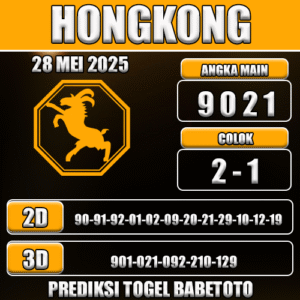 Prediksi Togel Hongkong 28 Mei 2025