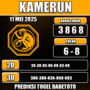Prediksi Togel Kamerun 11 Mei 2025