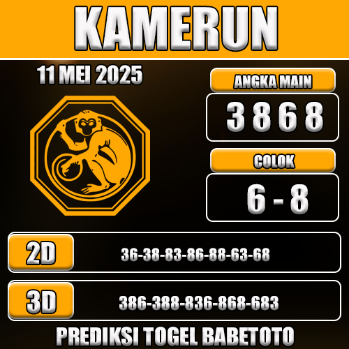 Prediksi Togel Kamerun 11 Mei 2025