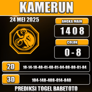 Prediksi Togel Kamerun 24 Mei 2025