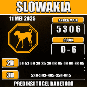 Prediksi Togel Slowakia 11 Mei 2025