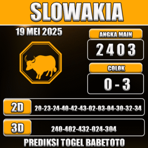 Prediksi Togel Slowakia 19 Mei 2025