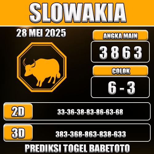 Prediksi Togel Slowakia 28 Mei 2025