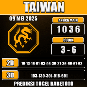 Prediksi Togel Taiwan 09 Mei 2025