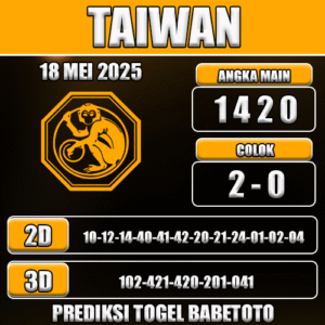 Prediksi Togel Taiwan 18 Mei 2025