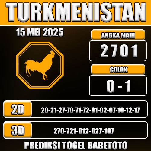 Prediksi Togel Turkmenistan 15 Mei 2025