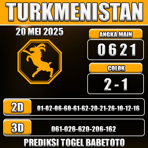 Prediksi Togel Turkmenistan 20 Mei 2025