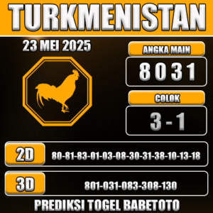 Prediksi Togel Turkmenistan 23 Mei 2025