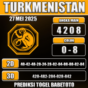 Prediksi Togel Turkmenistan 27 Mei 2025