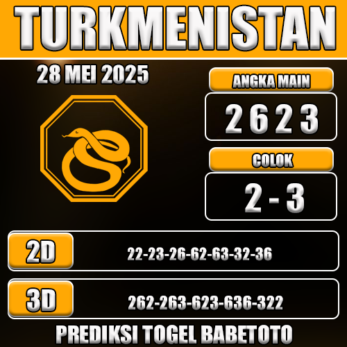 Prediksi Togel Turkmenistan 28 Mei 2025
