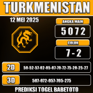 Prediksi Togel Turkmenistan 12 Mei 2025