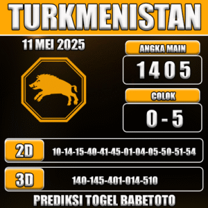 Prediksi Togel Turkmenistan 11 Mei 2025