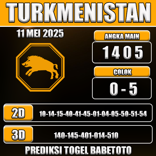 Prediksi Togel Turkmenistan 11 Mei 2025
