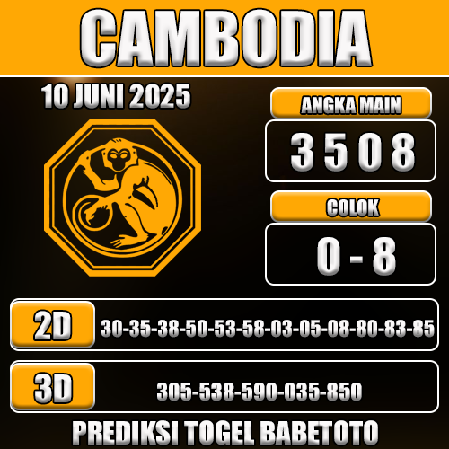 Prediksi Togel Cambodia 10 Juni 2025