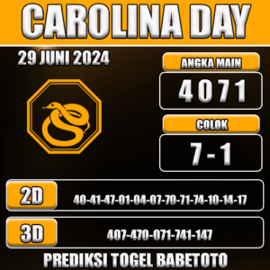 Prediksi Togel Carolina day 29 Juni 2025 - Angka Jitu Babetoto