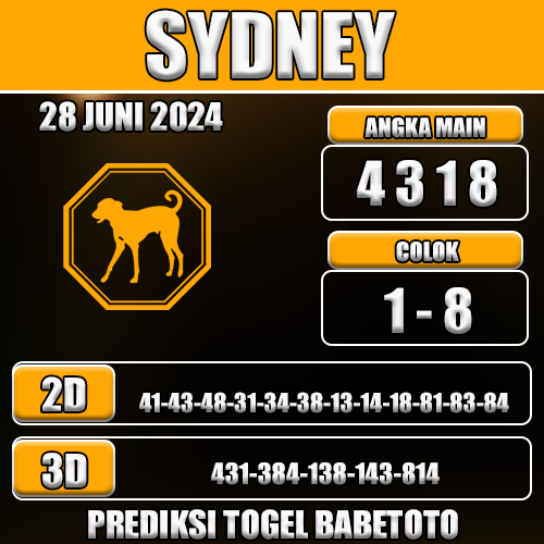 Prediksi Togel Sydney 28 Juni 2025