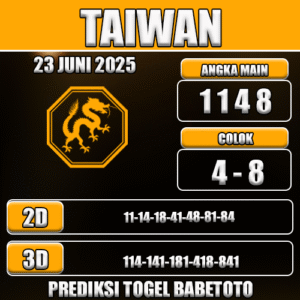 Prediksi Togel Taiwan 23 Juni 2025 - Angka Jitu Babetoto