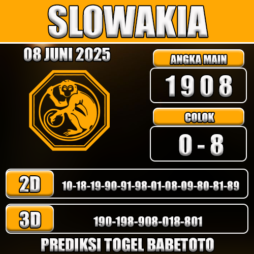 Prediksi Togel Slowakia 08 Juni 2025