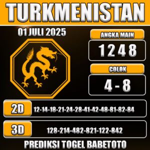 PREDIKSI TOGEL TURKMENISTAN 01 JULI 2025