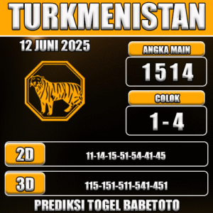 Prediksi Togel Turkmenistan 12 Juni 2025
