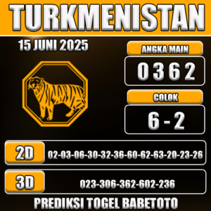 Prediksi Togel Turkmenistan 15 Juni 2025