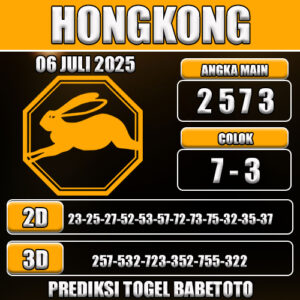 PREDIKSI TOGEL HONGKONG 06 JULI 2025