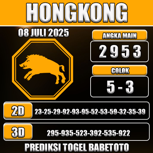 PREDIKSI TOGEL HONGKONG 08 JULI 2025