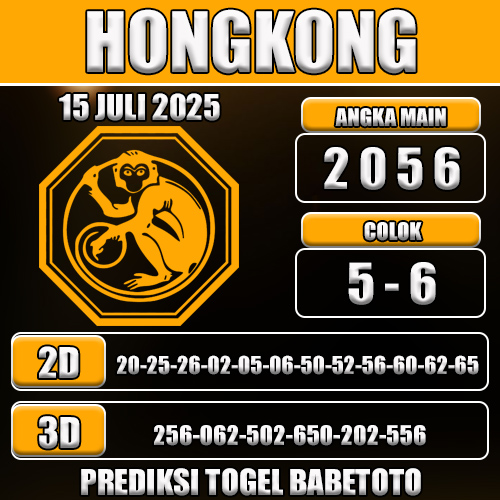 PREDIKSI TOGEL HONGKONG 15 JULI 2025