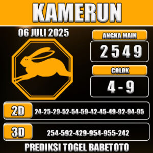 PREDIKSI TOGEL KAMERUN 06 JULI 2025