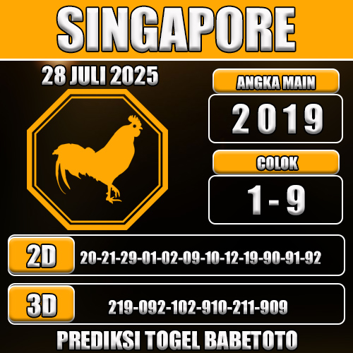 PREDIKSI TOGEL SINGAPORE 28 JULI 2025