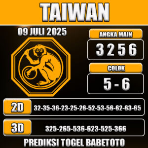 PREDIKSI TOGEL TAIWAN 09 JULI 2025