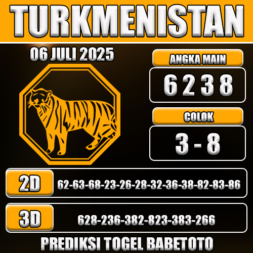 PREDIKSI TOGEL TURKMENISTAN 06 JULI 2025