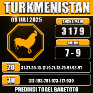 PREDIKSI TOGEL TURKMENISTAN 09 JULI 2025