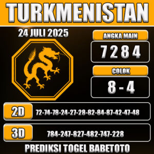 PREDIKSI TOGEL TURKMENISTAN 24 JULI 2025
