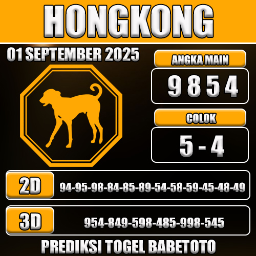 PREDIKSI TOGEL HONGKONG 01 SEPTEMBER 2025
