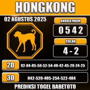 PREDIKSI TOGEL HONGKONG 02 AGUSTUS 2025
