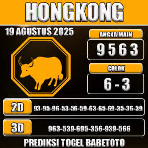 PREDIKSI TOGEL HONGKONG 19 AGUSTUS 2025