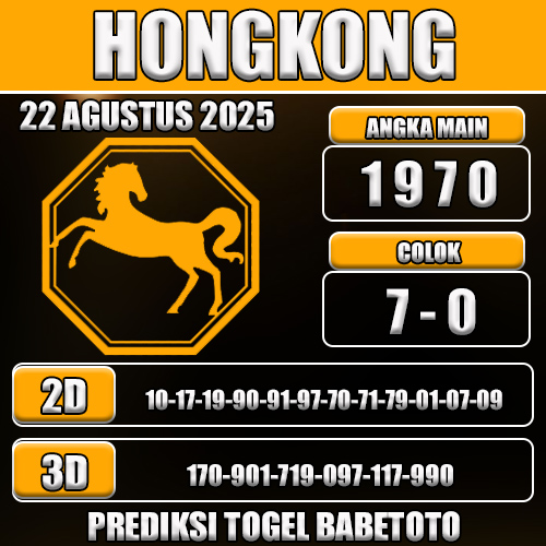 PREDIKSI TOGEL HONGKONG 22 AGUSTUS 2025