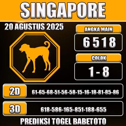 PREDIKSI TOGEL SINGAPORE 20 AGUSTUS 2025