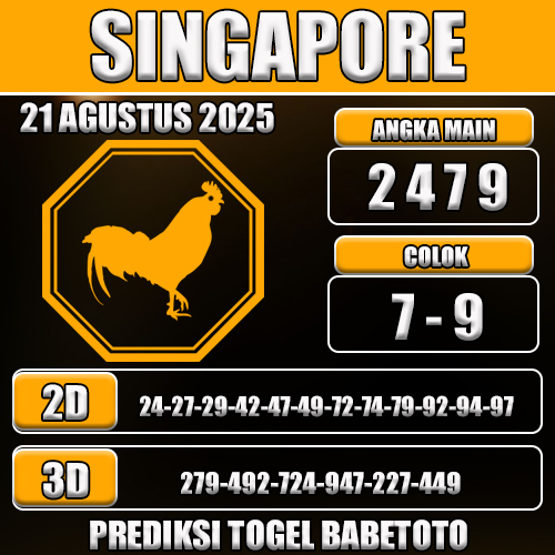 PREDIKSI TOGEL SINGAPORE 21 AGUSTUS 2025