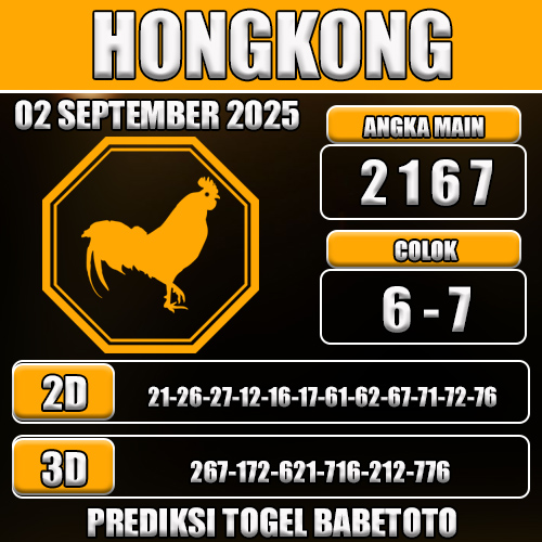 PREDIKSI TOGEL HONGKONG 02 SEPTEMBER 2025