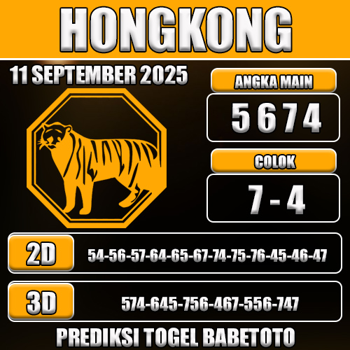 PREDIKSI TOGEL HONGKONG 11 SEPTEMBER 2025